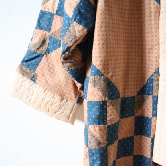 HANDMADE Highland Foundry QUILT kimono coat jacket - Picture 11 of 12